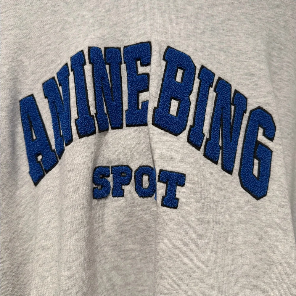 Auth. ✅ Women’s ANINE Bing “Harvey” Hoodie in “Heather Grey” Size Medium🤍💙